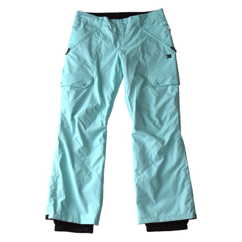 DC Women's Nonchalant Snowboard Pants Teal Blue Insulated Ski Trousers Size L